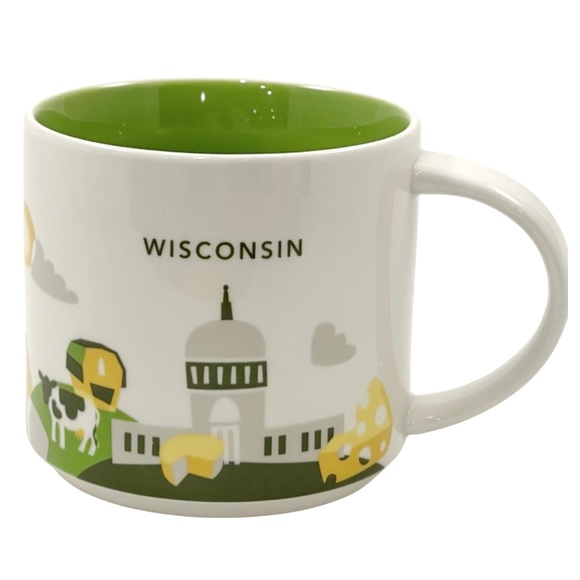 Starbucks Wisconsin 2014 You Are Here Collection - Picture 1 of 6